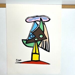 Picasso Art Print, 10"x13", will look great framed, On thick paper